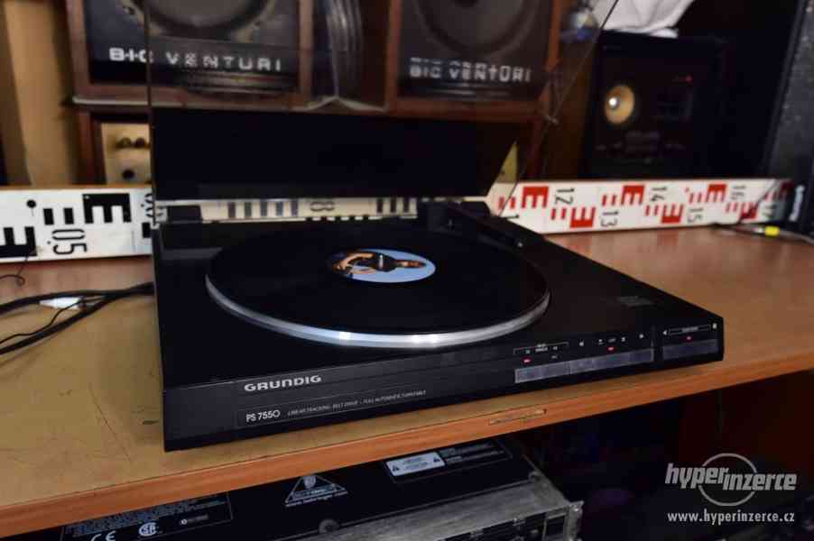 Tangenciální gramofon GRUNDIG PS 7550 linear tracking - foto 1