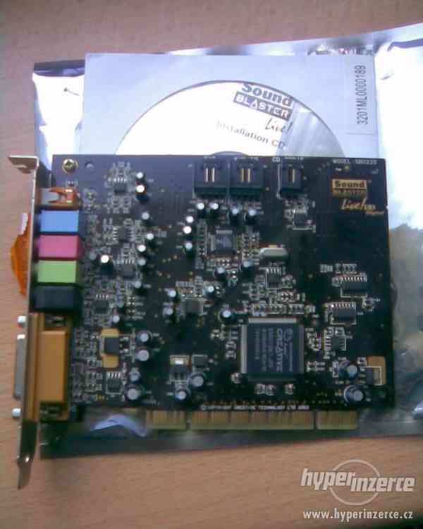 Zvuková karta SoundBlaster live 5.1 - foto 1