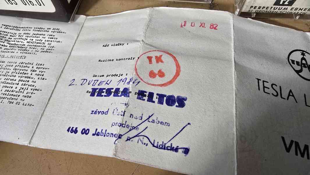 Přenoska Tesla VM 2101 a Perpetuum Ebner PE 188 NEPOUŽITÉ - foto 2