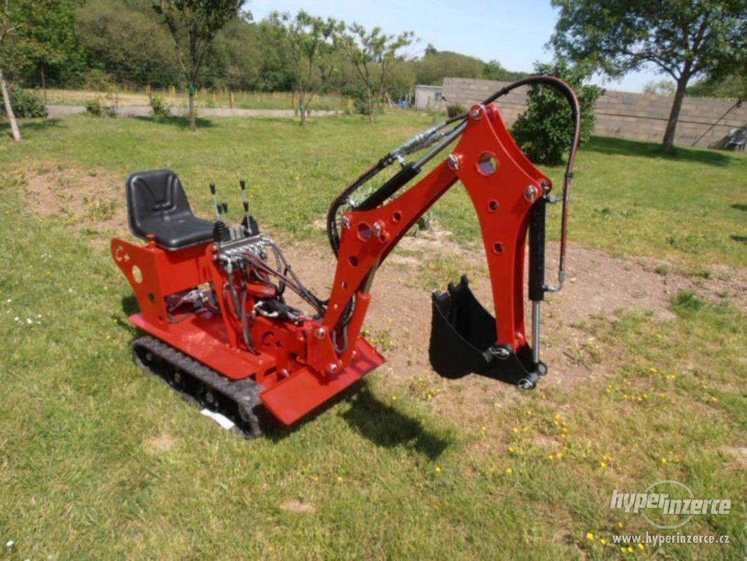 Minibagr bagr mini rypadlo podkop Digger D70 B - foto 1