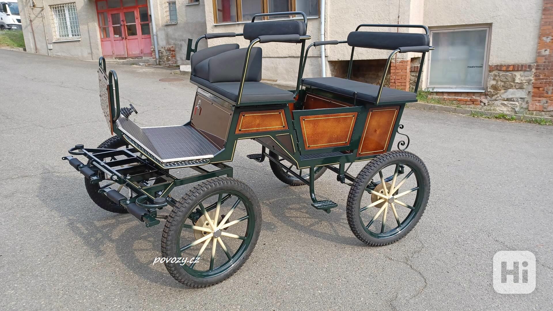 Bryčka, vagoneta, maraton, kočár, koňský povoz - foto 1