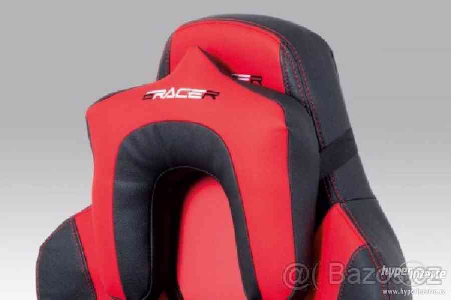 Kancelářská židle, herní křeslo E Racer F1-04 RED - foto 5