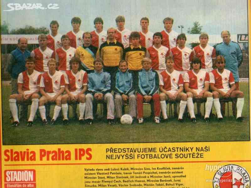 Slavia Praha - 1987 - fotbal - foto 1