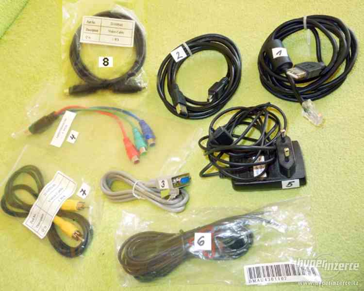 Kabely, adaptér, (různé koncovky připojení) - foto 1