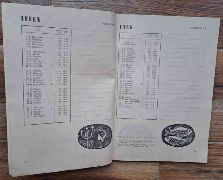 Zemědělský kalendář 1958 - foto 2