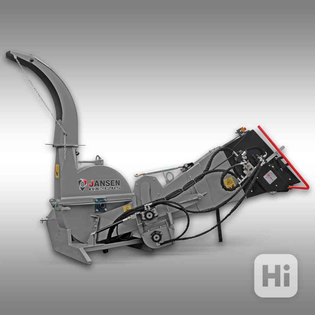 Jansen BX-92RS drvič - štiepkovač konárov za traktor - foto 1