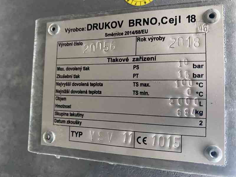 Vzdušník Drukov  3000 l - foto 2