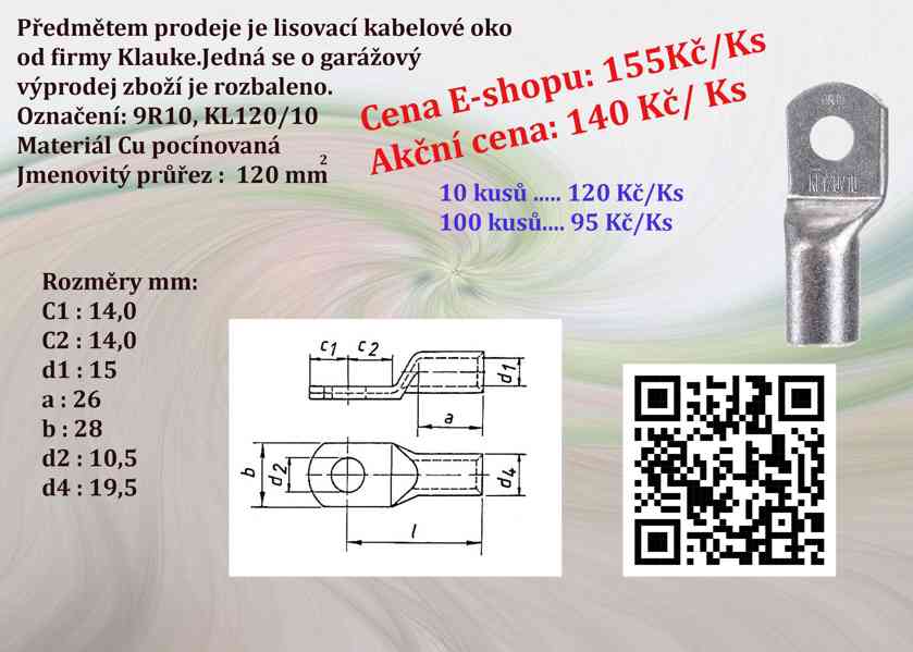 Kabelová lisovací oka Klauke - foto 12