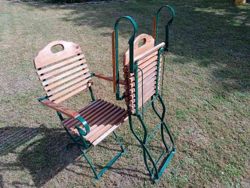 Zánovní zahradní židle 2 ks. - foto 1