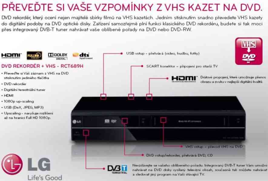 VHS/DVD Gran Prix DVR-9495(LG RCT689H) - foto 12