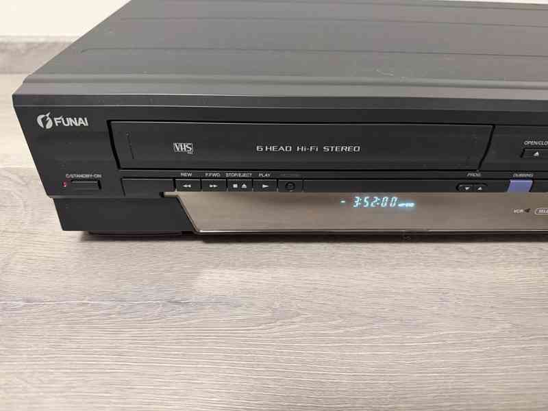 Combo rekordér FUNAI, digitalizuje VHS na DVD v TOP stavu - foto 2