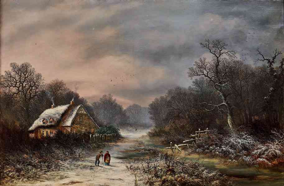 Charles Leaver (1824–1888) – Zimní krajina - foto 2