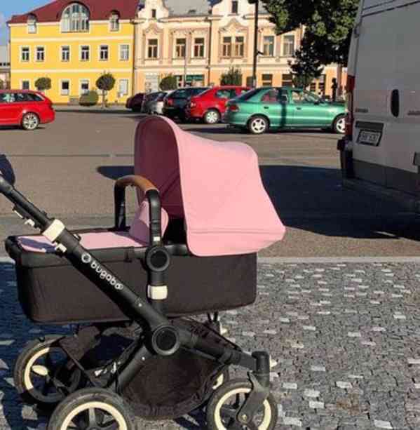 Bugaboo Buffalo - Prodlužující stříška soft pink - foto 1