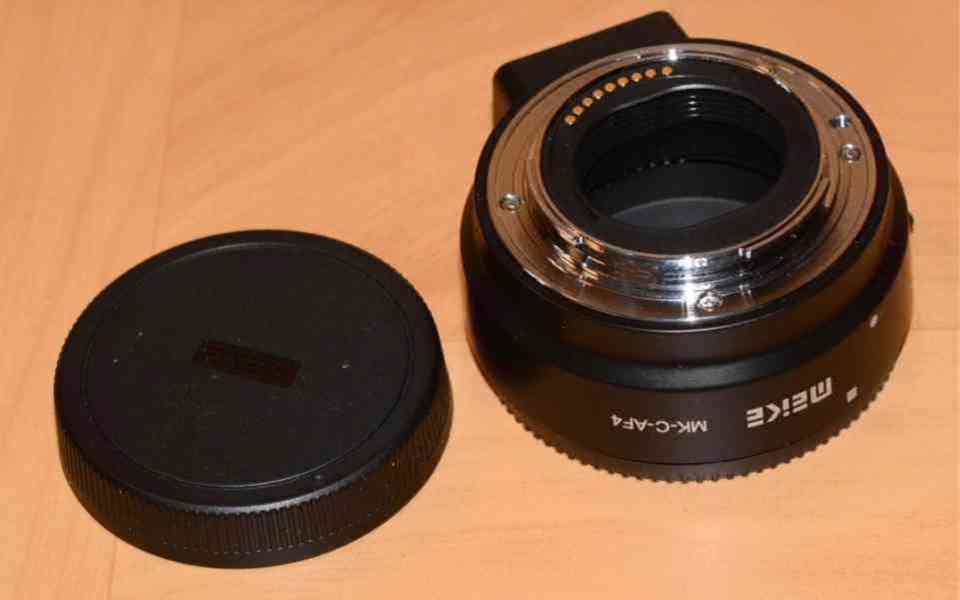 Meike MK-C-AF4 **Upevňovací adaptér EF/EF-S => Canon EOS M - foto 4
