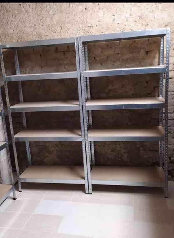 Regály pro domácnost i sklad,vysoká nosnost,180x90x30 v,š,h  - foto 2
