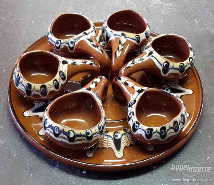 7dílná sada bulharské keramiky na rakiji - foto 1