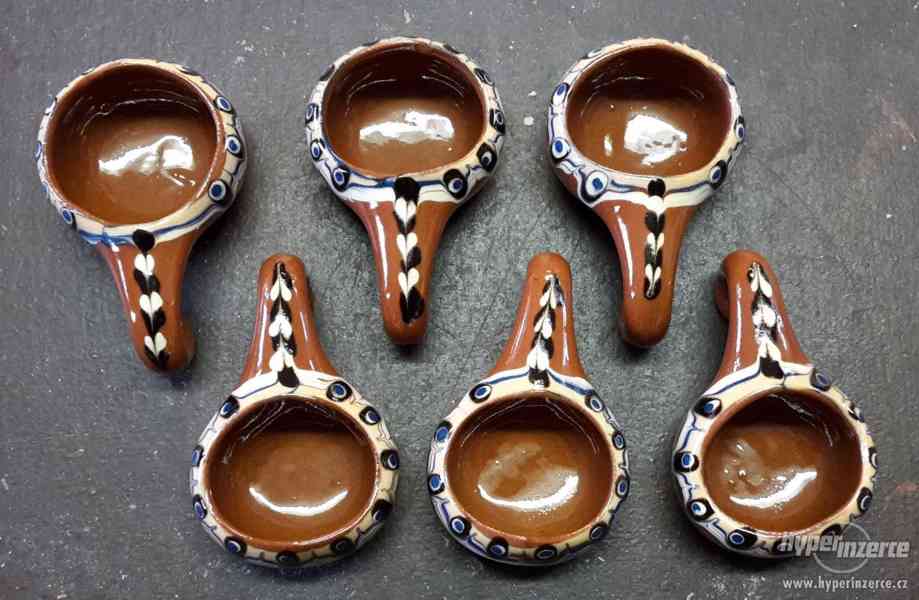 7dílná sada bulharské keramiky na rakiji - foto 4