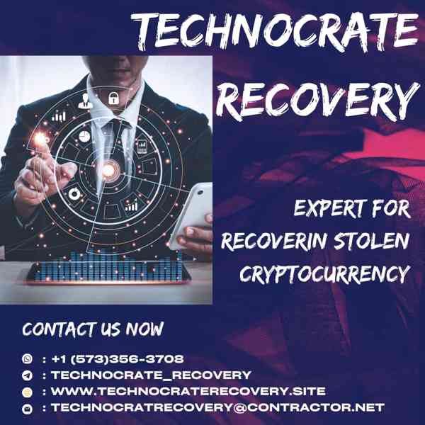  TRUST TECHNOCRATE RECOVERY TO RECOVER YOUR LOST BITCOIN.