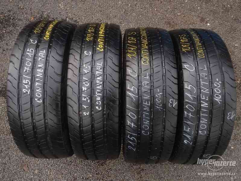 Letní zátěžové pneu 215/70 R15 C 4x CONTINENTAL ContiVan 100 - foto 2