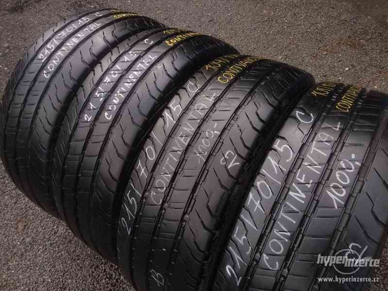 Letní zátěžové pneu 215/70 R15 C 4x CONTINENTAL ContiVan 100 - foto 4