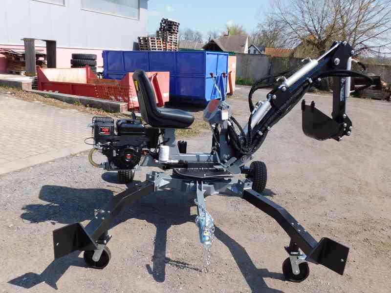 Minibagr Jansen MB-360°  benzínový kráčející bagr - foto 6