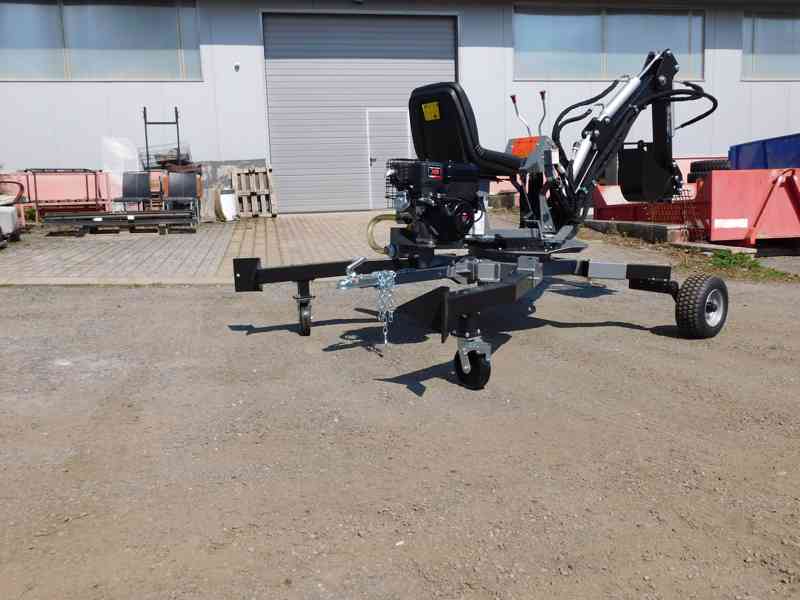 Minibagr Jansen MB-360°  benzínový kráčející bagr - foto 8