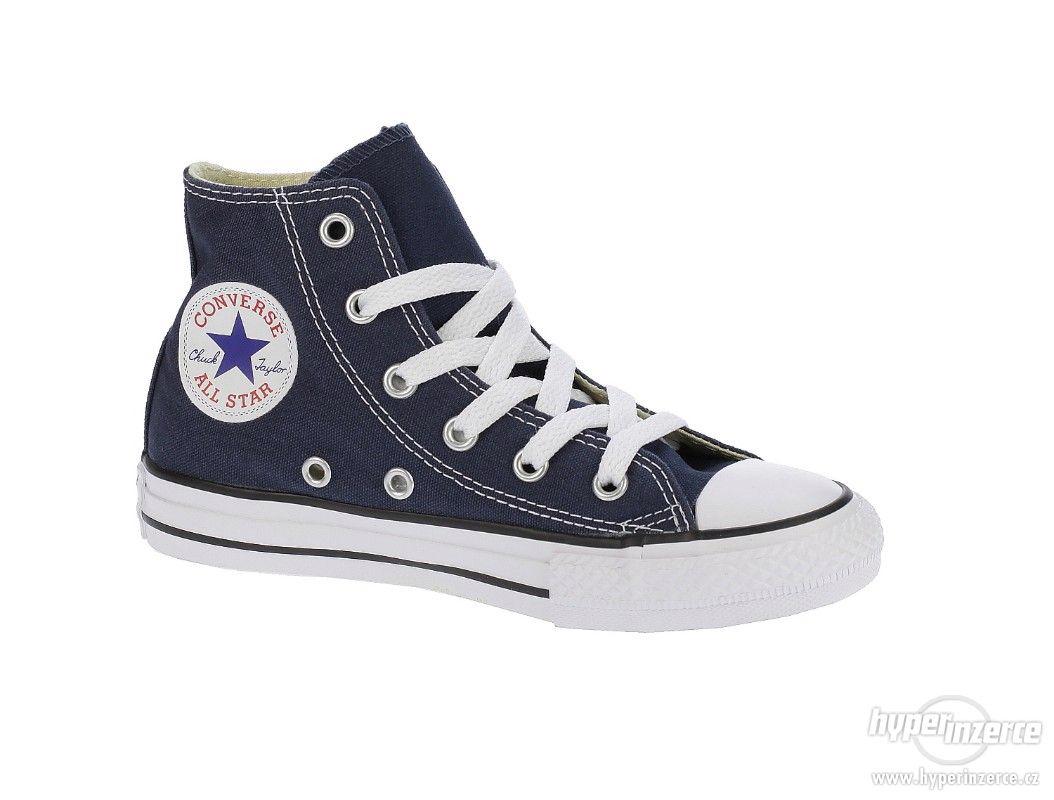 Plátěné boty Convers- barva Navy Blue Nové - foto 1