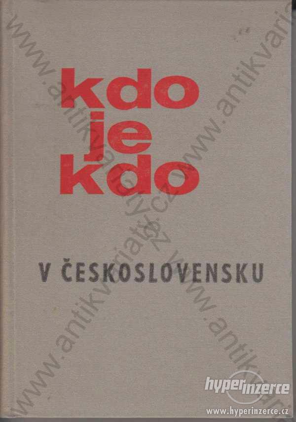 Kdo je kdo v Československu 1. díl (A - J) 1969 - foto 1