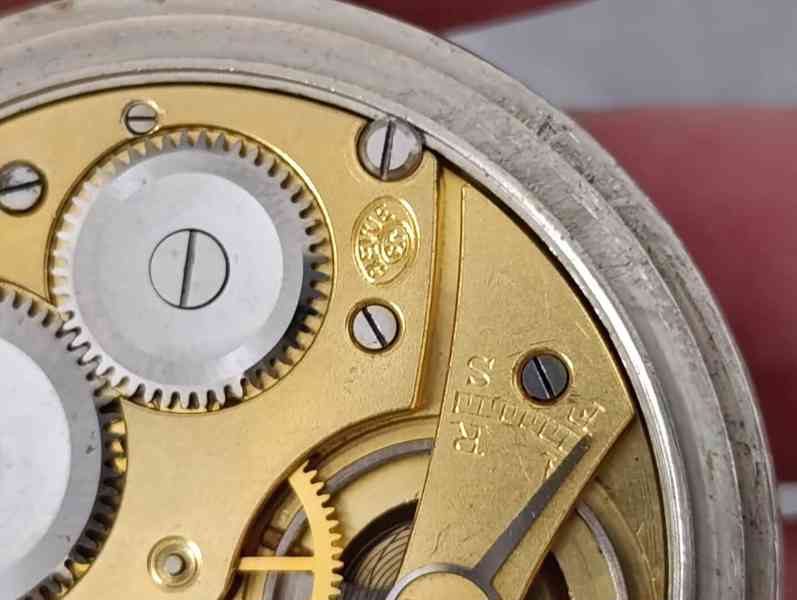 Starožitné kapesní hodinky REVUE  50 mm, erotika - foto 11