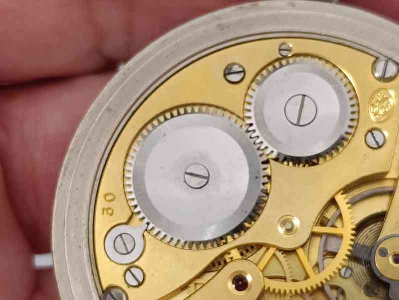 Starožitné kapesní hodinky REVUE  50 mm, erotika - foto 12