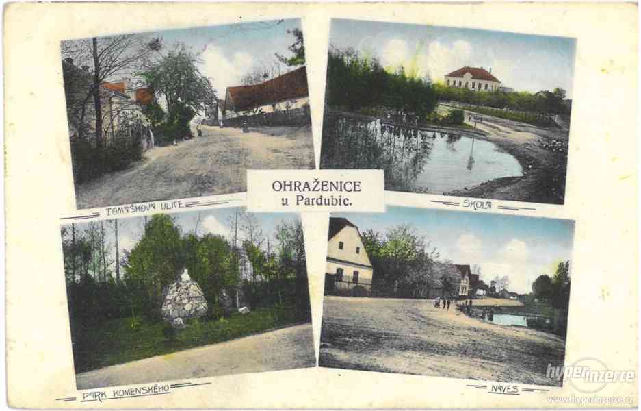 Stará pohlednice Pardubice - Ohrazenice - foto 1
