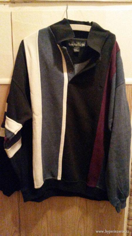 Pánské oblečení vel. XXL(bunda,trička,svetr,vesta) - foto 8
