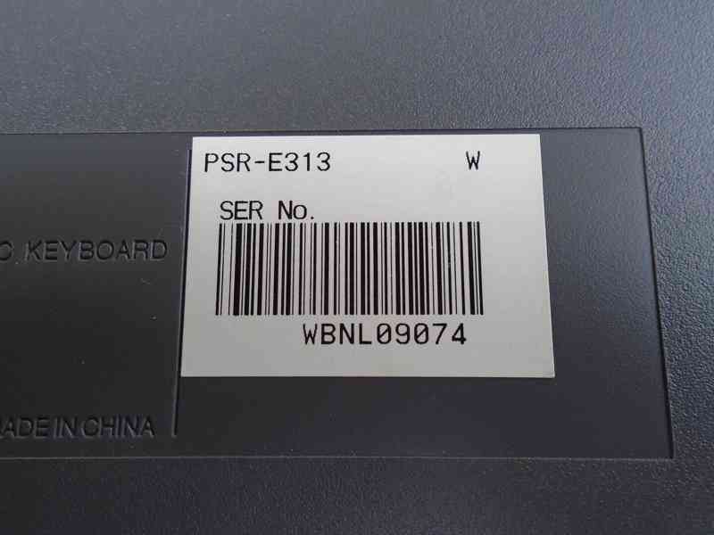 Yamaha digitální klávesy PSR-E313 funkční hrají pěkně - foto 19