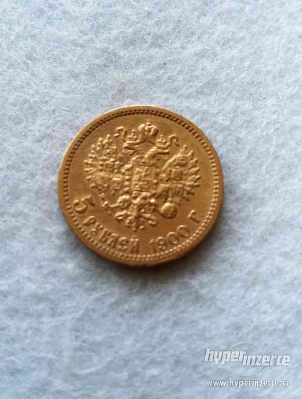 Zlatá mince rok 1900 - foto 2