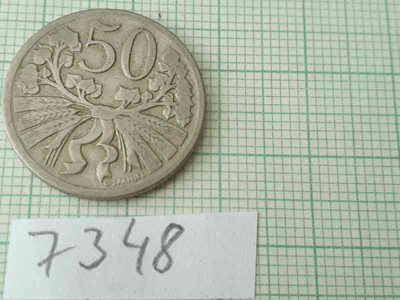 50 hal. 1924 - mince Československo  - foto 2