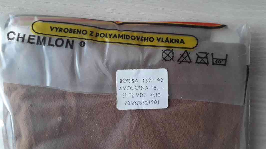  Punčochové kalhoty - silonky Elite Borisa - hnědé, retro  - foto 3