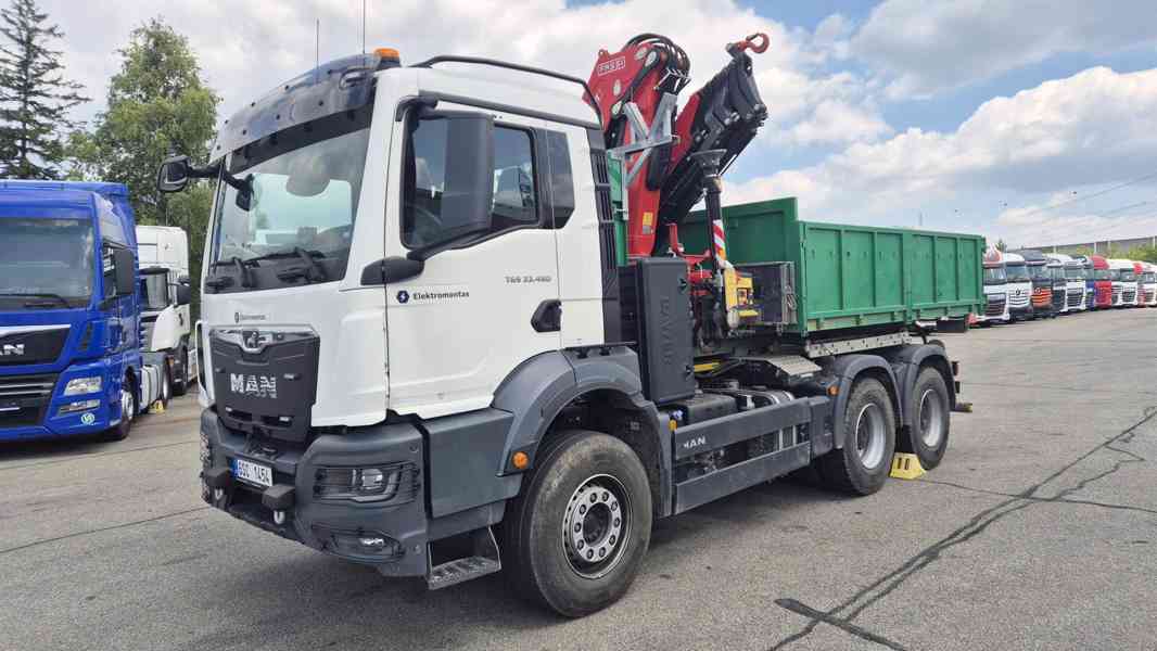 MAN TGS 33.480 6x4 BB CH s hydraulickým jeřábem FASSI F255A. - foto 2