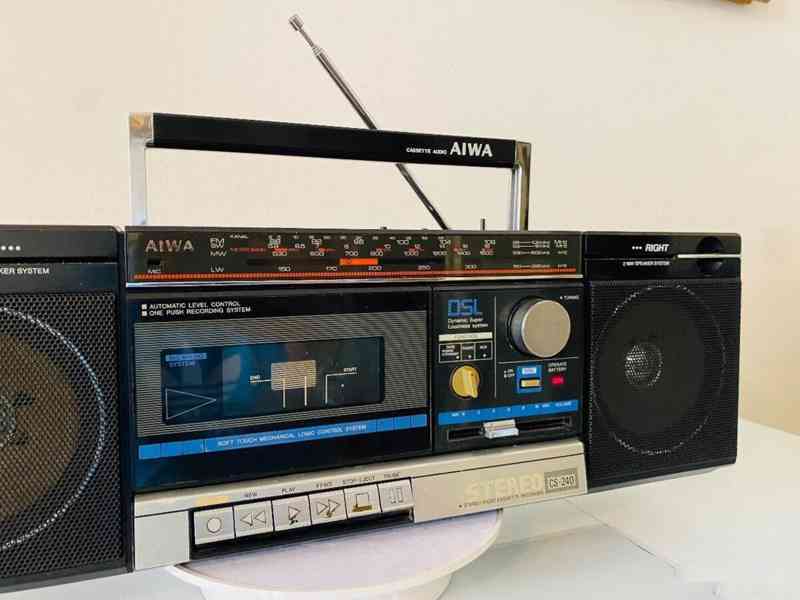 Radiomagnetofon Aiwa CS-240, rok 1985 - foto 16