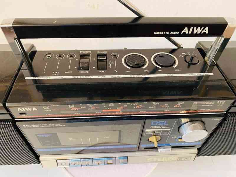Radiomagnetofon Aiwa CS-240, rok 1985 - foto 5