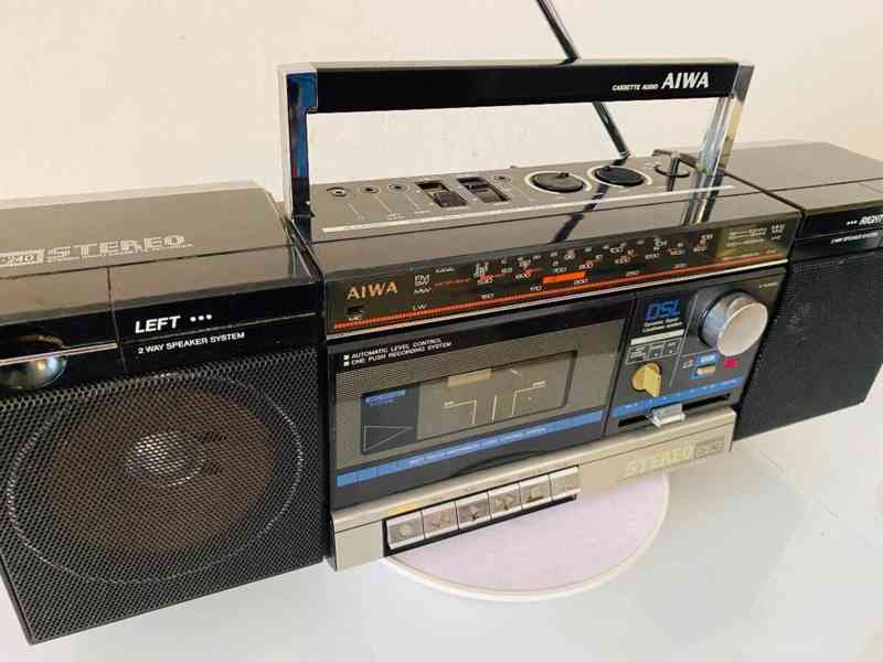 Radiomagnetofon Aiwa CS-240, rok 1985 - foto 2
