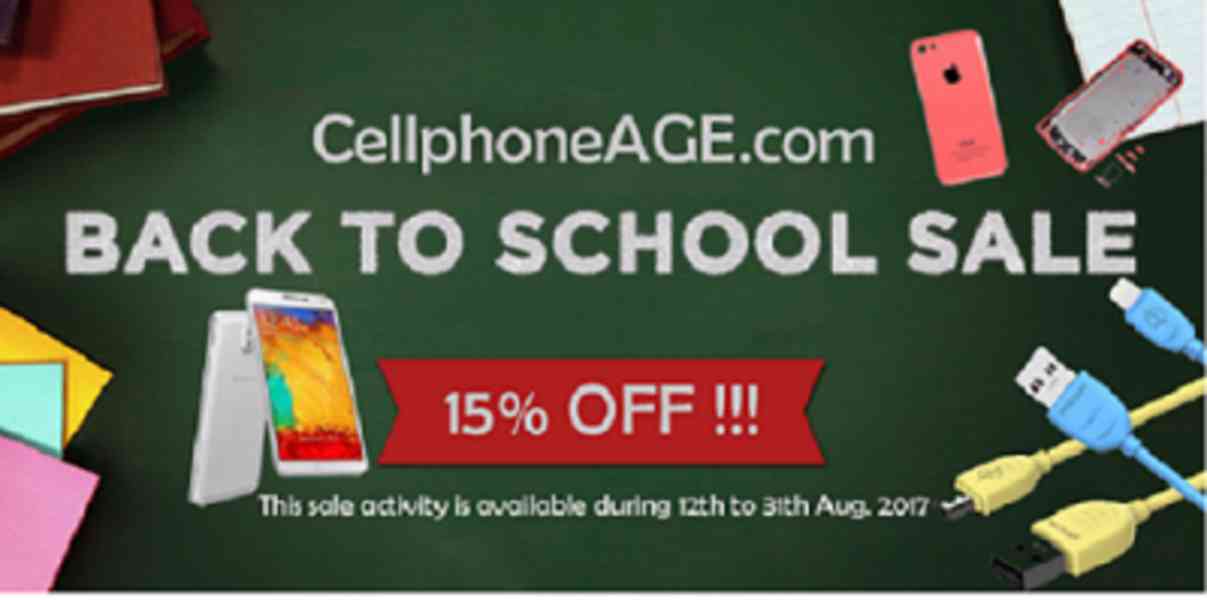 Back To School Sale on Cell Phone Age - foto 1