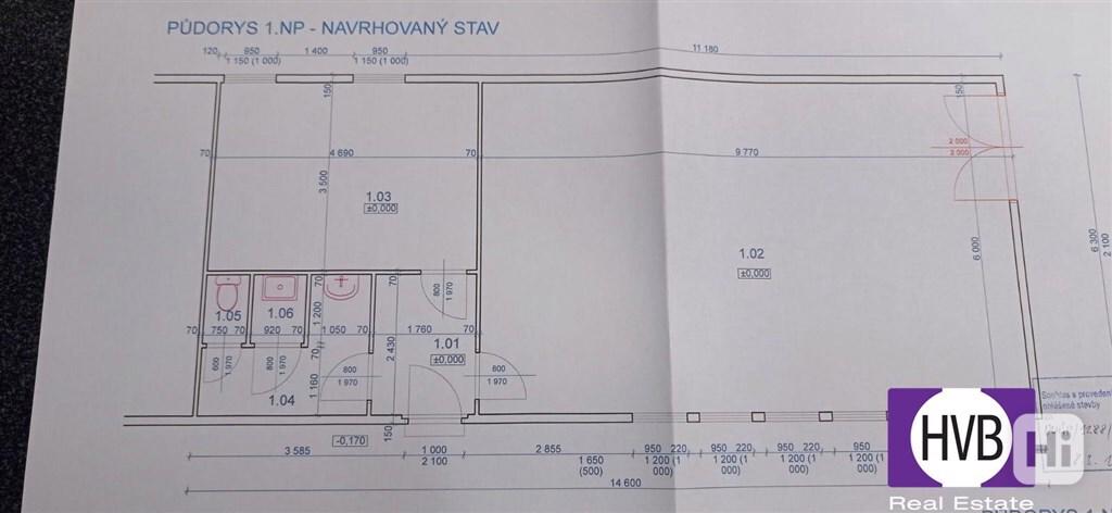 Prodej komerčního objektu 92 m2, na pozemku 194 m2, v obci Blatná, okr. Strakonice - foto 6