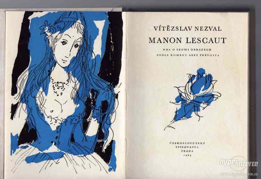 - Manon Lescaut  Vítězslav Nezval - 1963 - foto 1