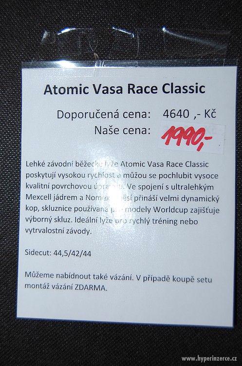 NOVÉ běžky Atomic Vasa Race Classic med 201 cm VÝPRODEJ - foto 3