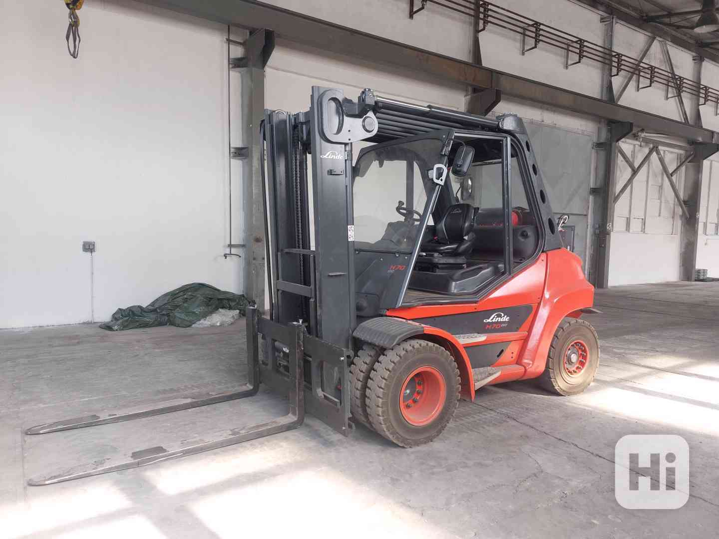 Čelní vysokozdvižný vozík Linde typ H70T - 2022 - 417 mth - foto 1