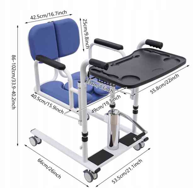 Zvedací židle pro imobilní - foto 2