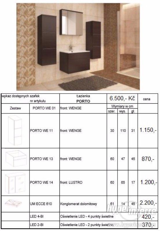 Nový koupelnový set Porto - různé dekory korpusů - foto 4