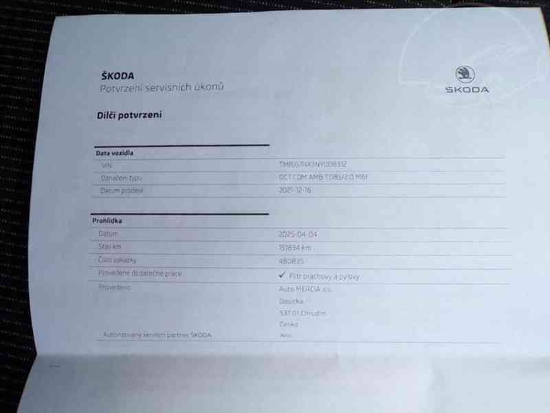 Škoda Octavia 2,0 TDI 1.MAJITEL ČR-DPH - foto 16