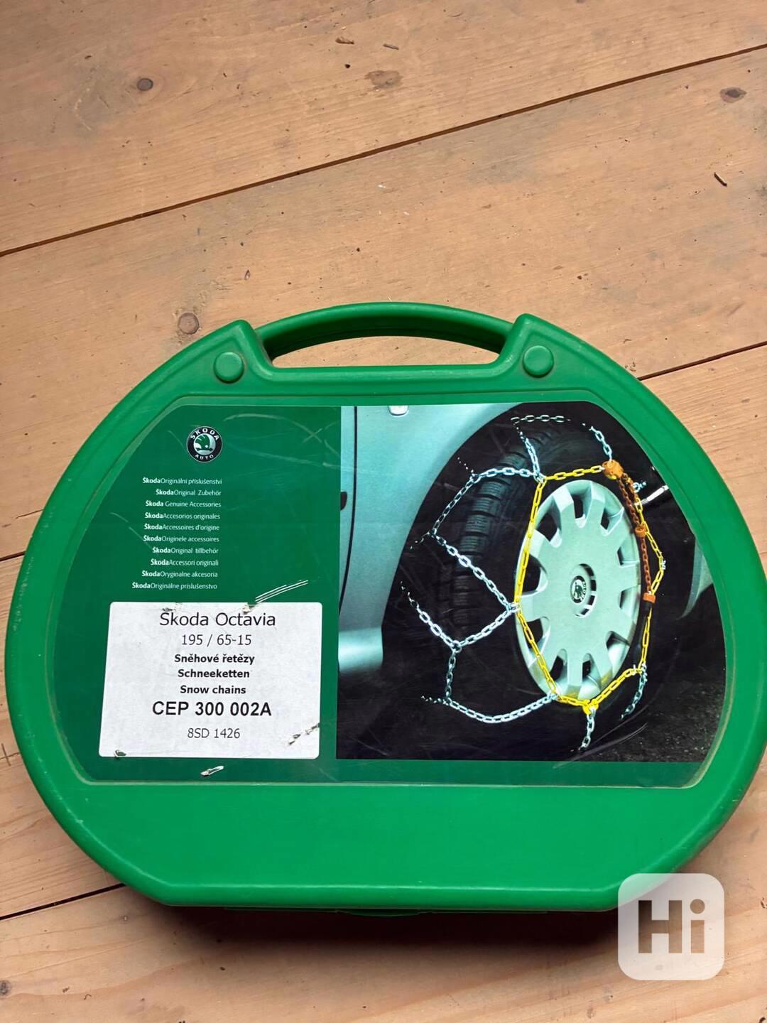 Originální sněhové řetězy Škoda 195/65 R15 - foto 1