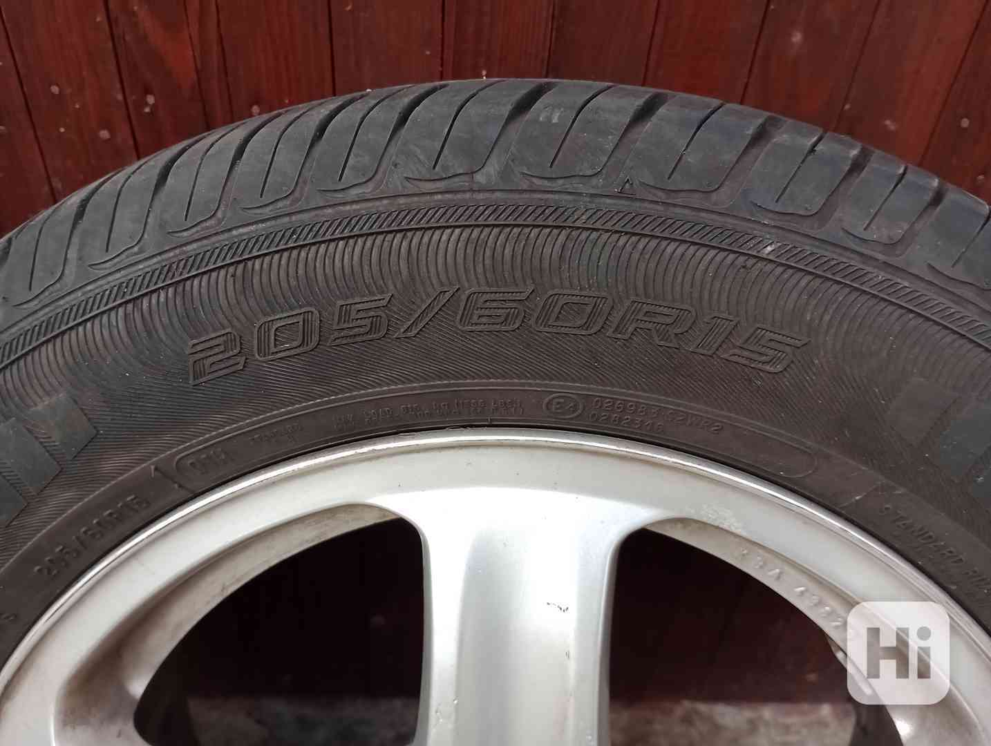 Alu Disky Original SKODA 5X100/15ET 38 s pneumatikama letni - foto 1